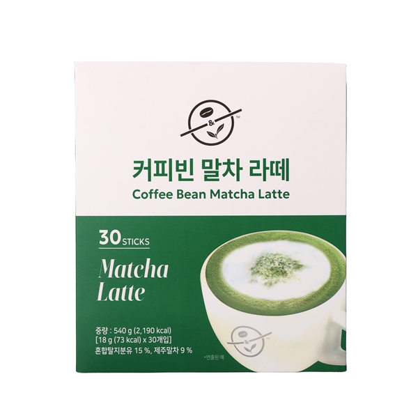 커피빈 말차 라떼 30T 상세이미지 1