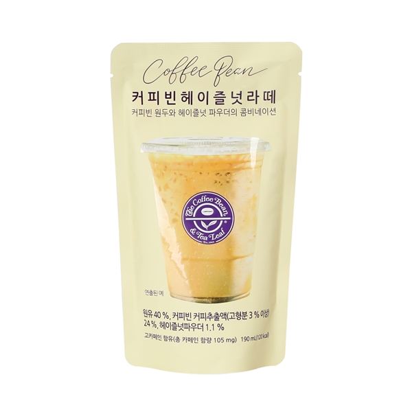 (54%할인)커피빈 헤이즐넛 라떼 파우치(10개입) 상세이미지 2