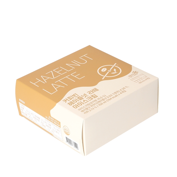 ★여름한정재출시[17%할인/단독주문필수] 커피빈 헤이즐넛 아이스크림 100ml*4입 상세이미지 2