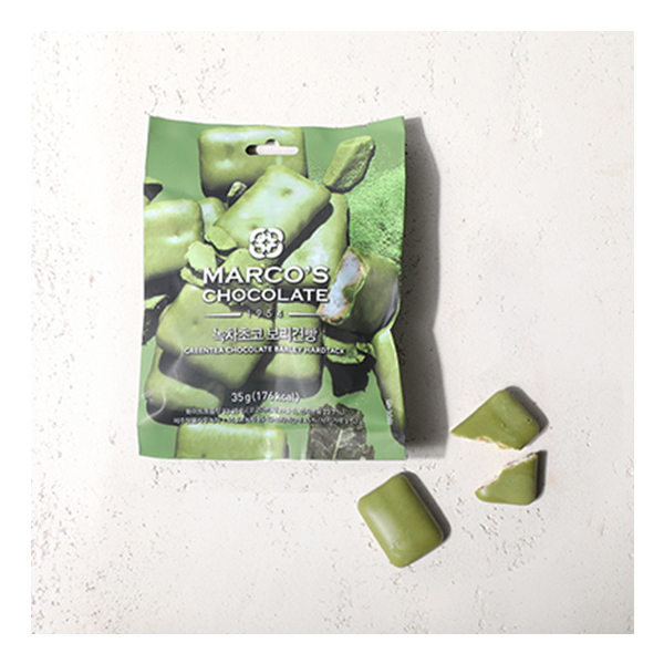 Greentea Chocolate Barley Hardtack