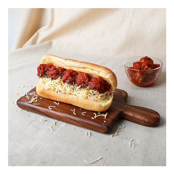 Brioche Tomato Meatball Sandwich