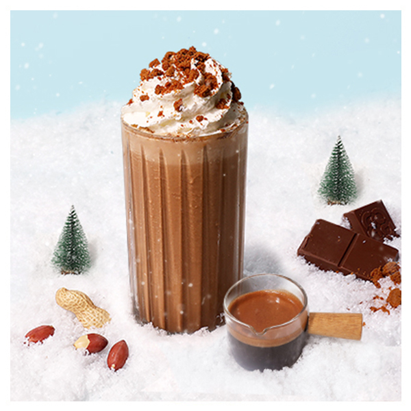 Espresso Peanut Chocolate  Ice Blended