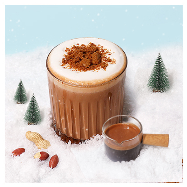 Espresso Peanut  Chocolate Latte
