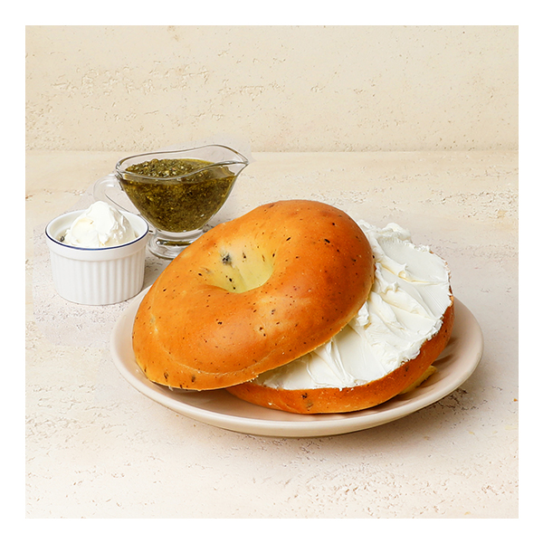 Olive Basil Bagel