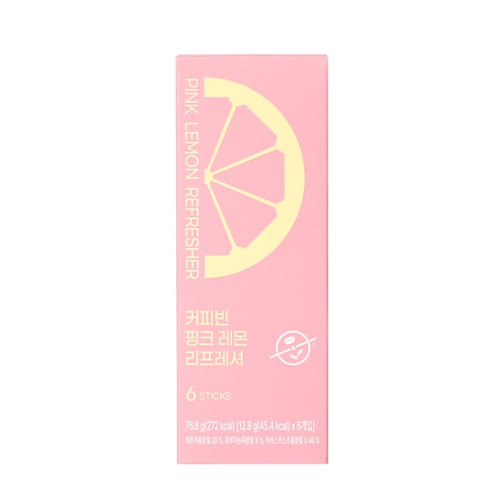 (25%할인)핑크레몬 리프레셔 12.8g*6개입