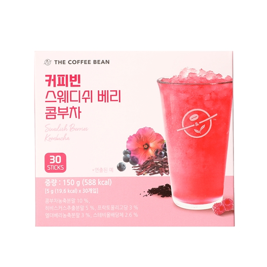 커피빈 스웨디쉬베리 콤부차 5g*30개입